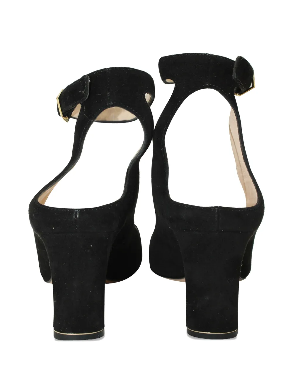 Pre-owned Nicholas Kirkwood Lola Pearl-embellished Ankle-strap Pumps In Black