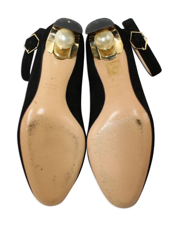 Nicholas Kirkwood Zapatos Lola De Tacón Con Perlas Negro