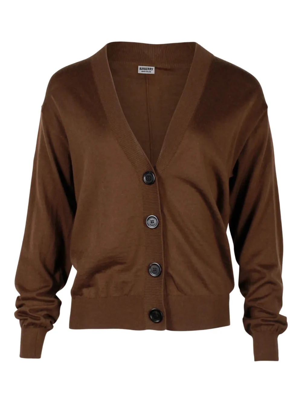 Burberry Pre-Owned merino wool cardigan | Brown | Image 1
