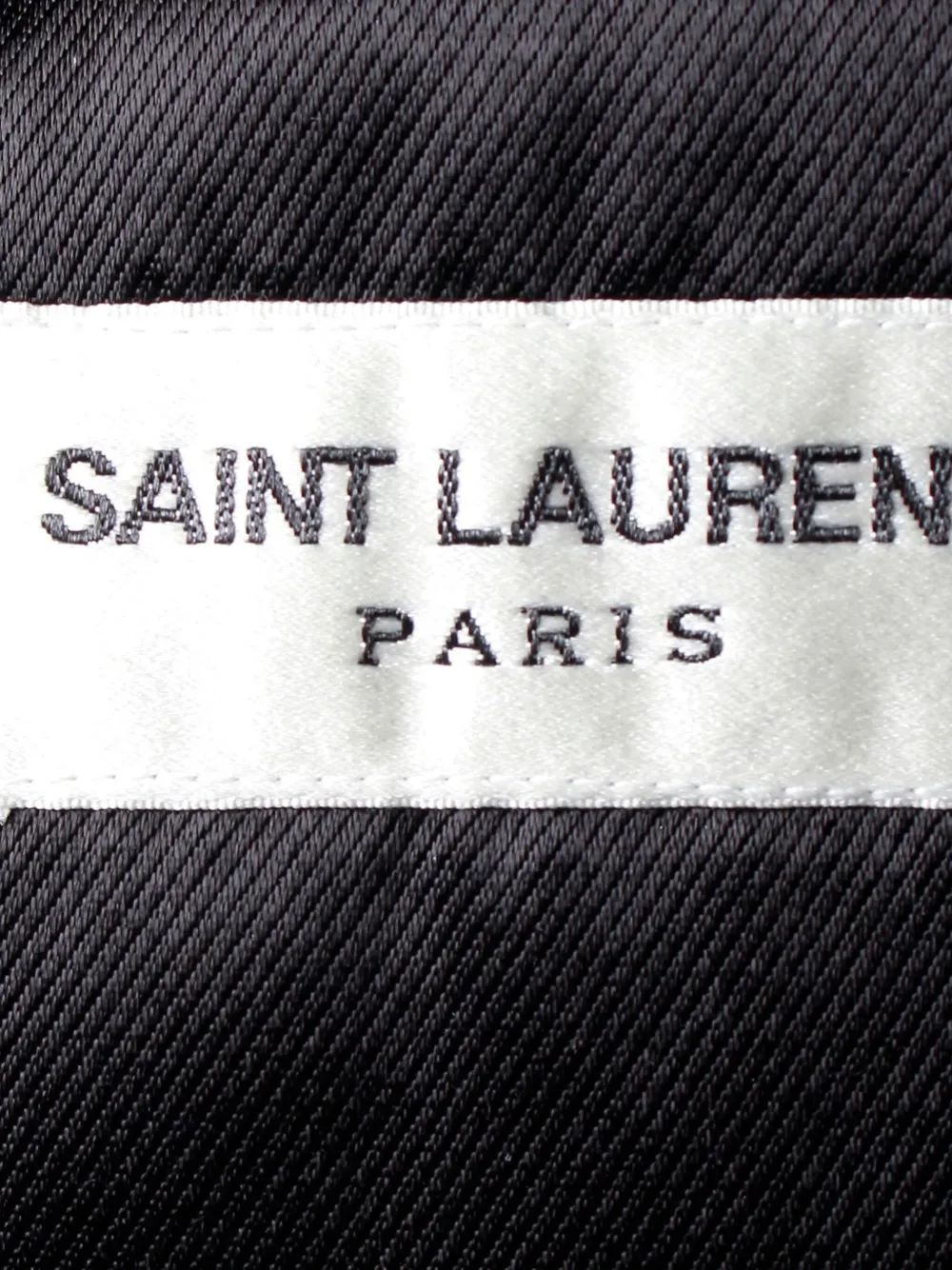 Pre-owned Saint Laurent Leather Biker Jacket In Black