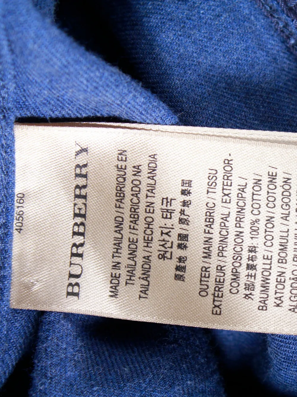 Pre-owned Burberry Cotton Shirt In Blue