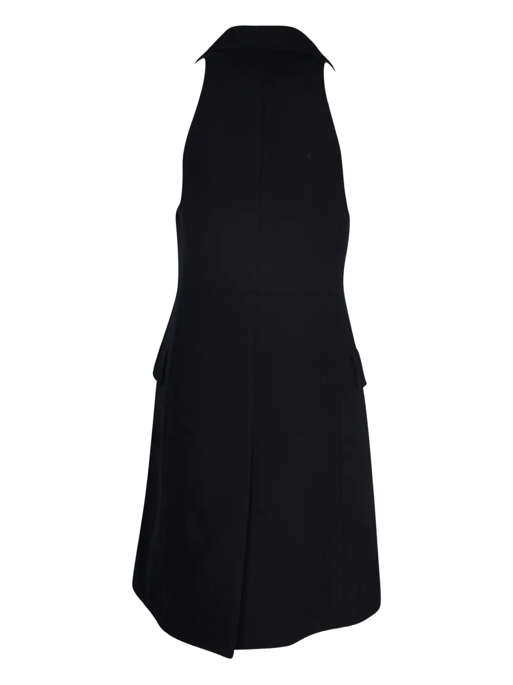 Hermès Pre-Owned sleeveless coat - Blauw
