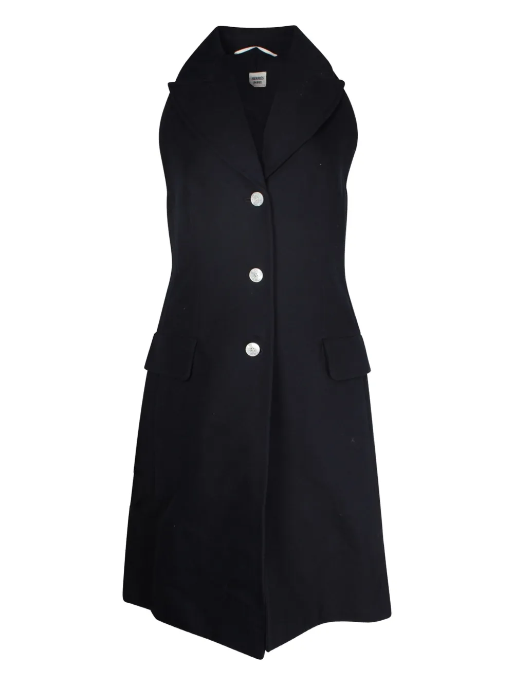 Hermès Pre-Owned sleeveless coat | Blue | Image 1