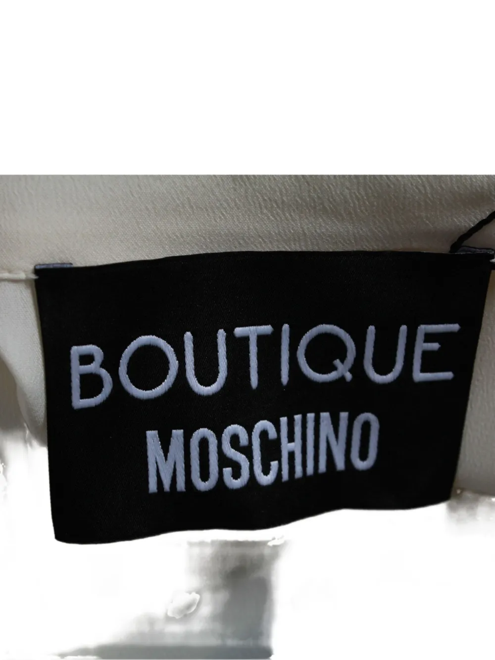 Pre-owned Moschino Music Midi Dress In Black