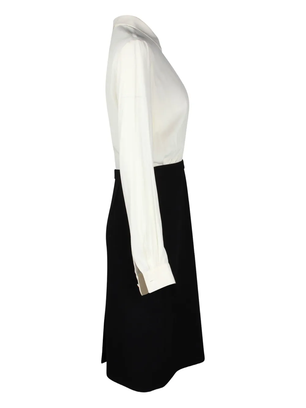 Pre-owned Moschino Music Midi Dress In Black