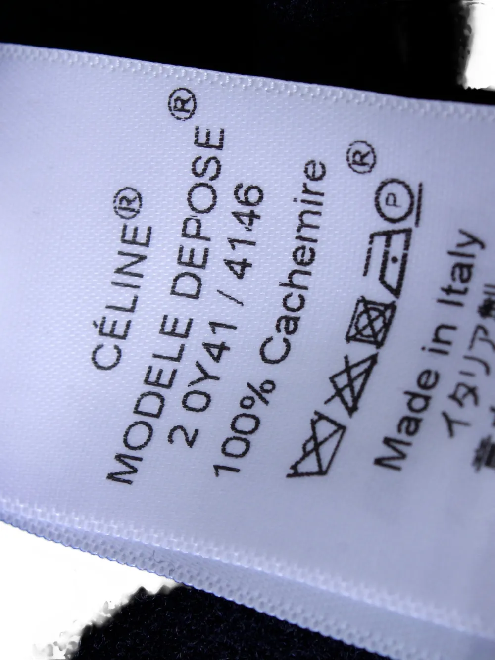 Pre-owned Celine Cashmere Sweater In Blue