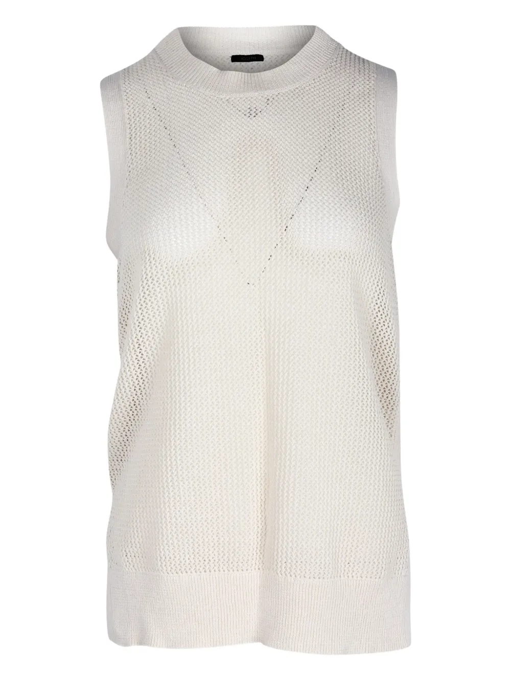 JOSEPH sleeveless cotton top | White | Image 1