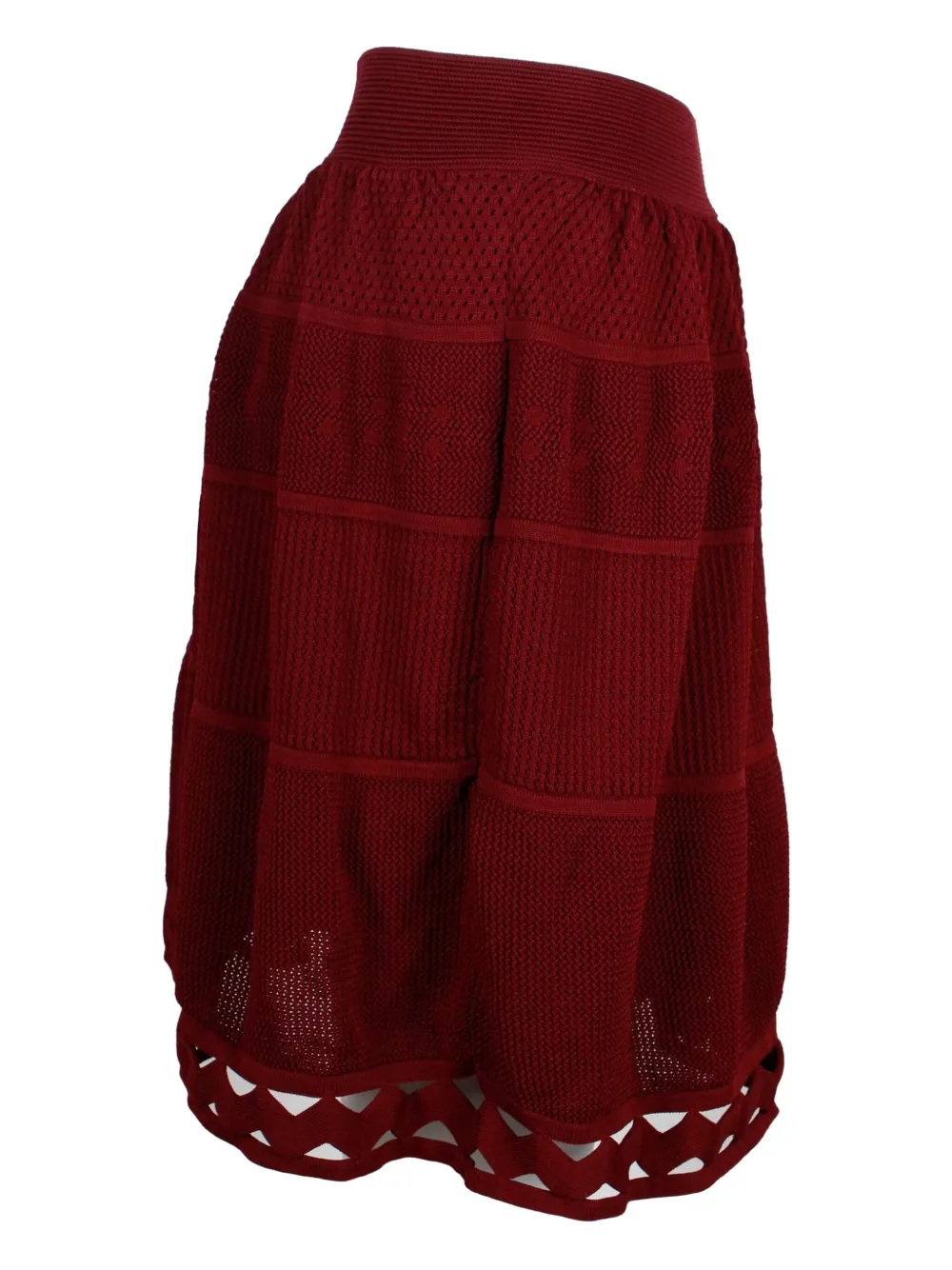 Pre-owned Sandro Bianca Skirt In Red