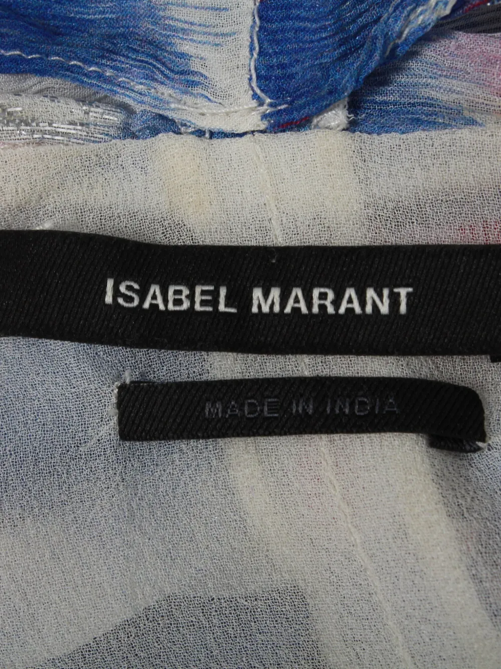 Pre-owned Isabel Marant Vintage Abstract-pattern Midi Dress In White