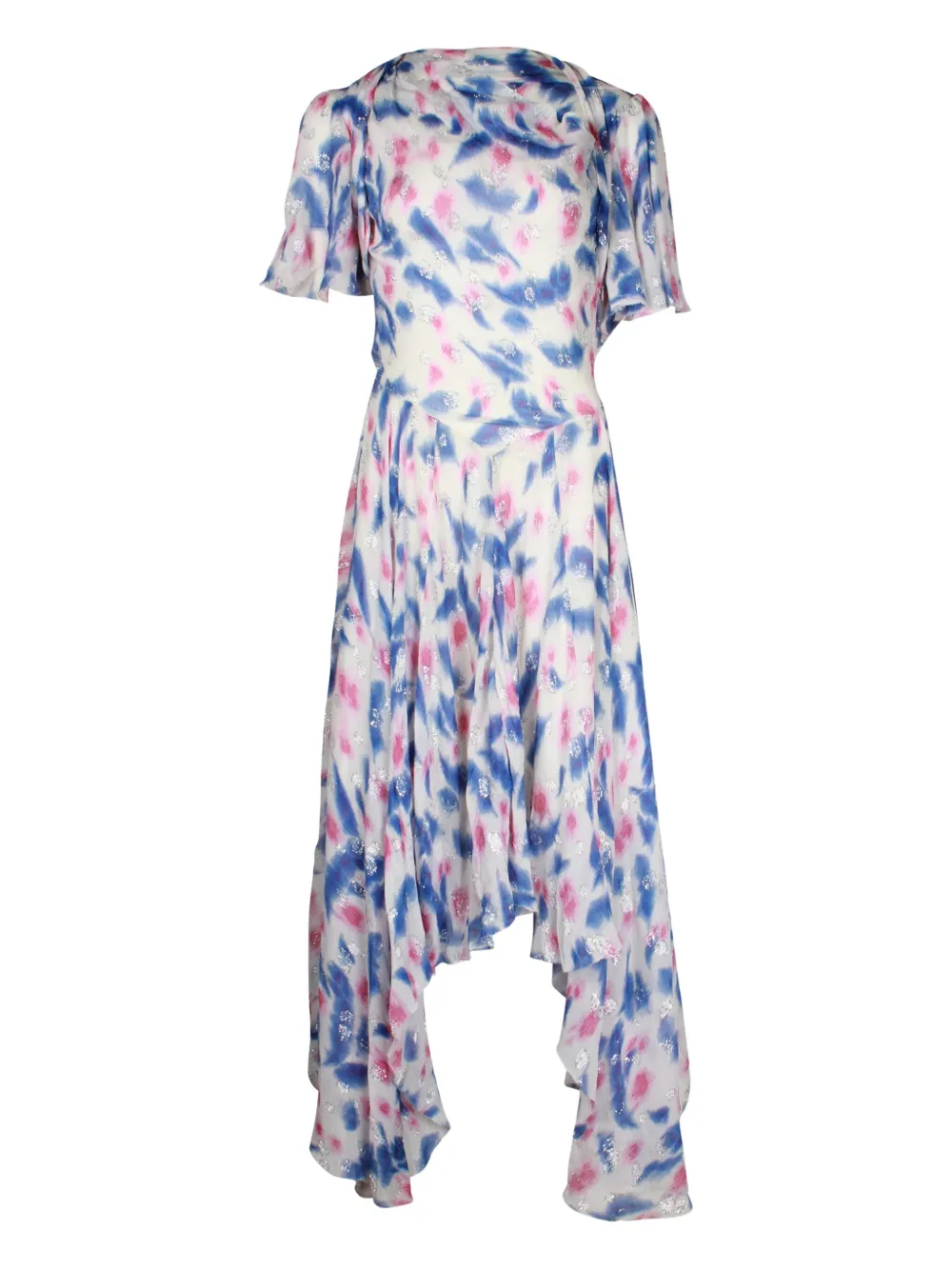 Isabel Marant Vintage abstract-pattern midi dress | White | Image 1