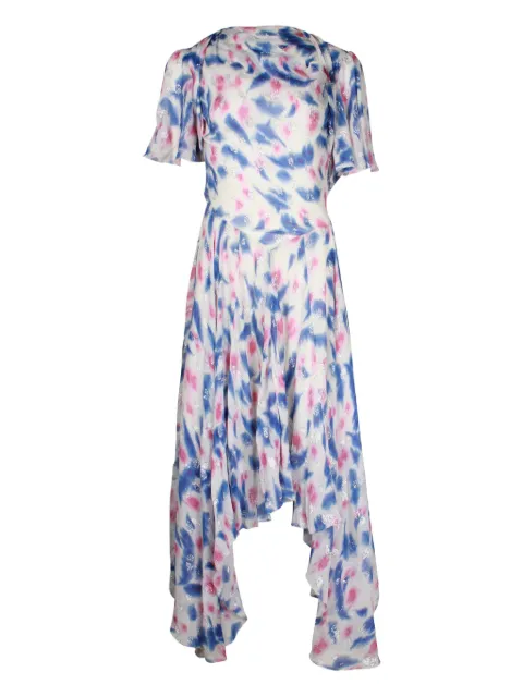 Isabel Marant Vintage abstract-pattern midi dress