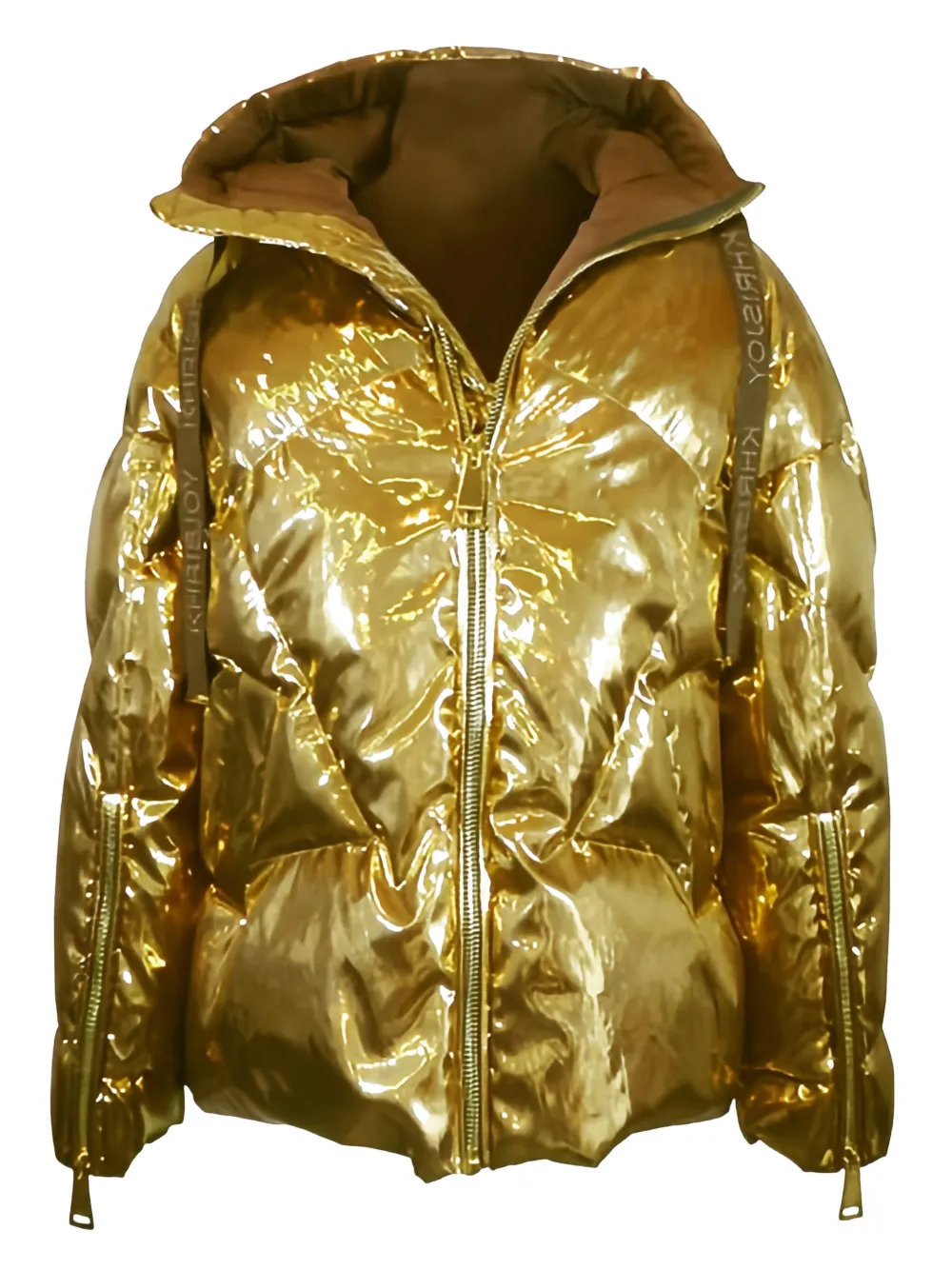 Khrisjoy hooded puffer jacket - Oro