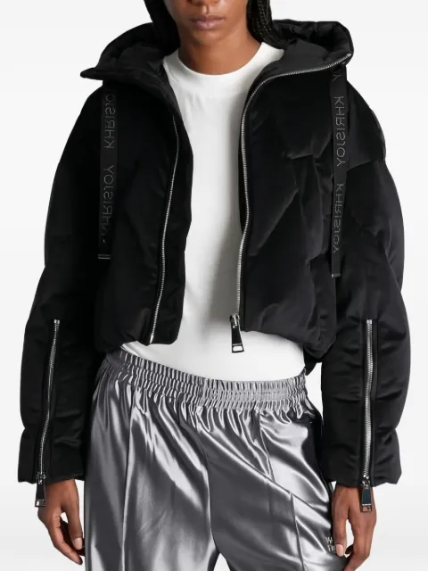 Khrisjoy hooded zip jacket