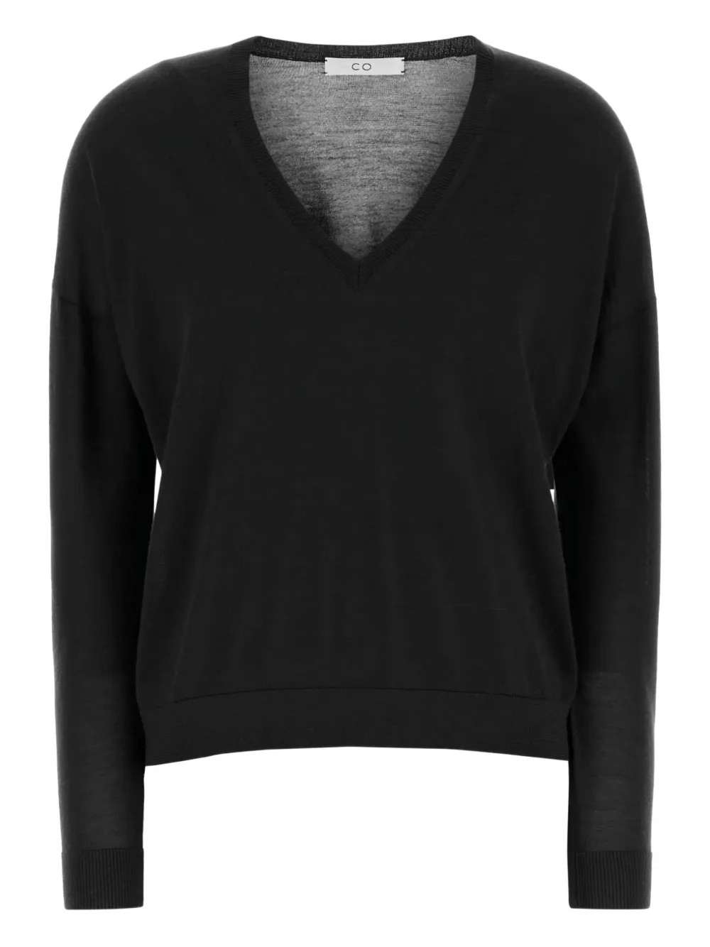Co V-neck cashmere sweater | Black | Image 1