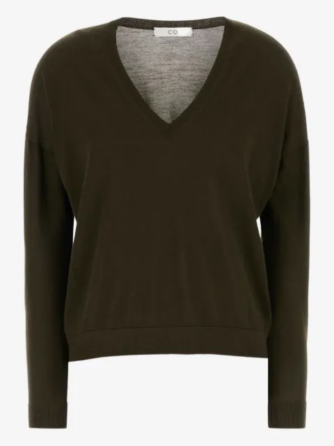 Co Kaschmirpullover mit V-Ausschnitt