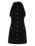 Alessandra Rich bow-embellished crepe dress - Black