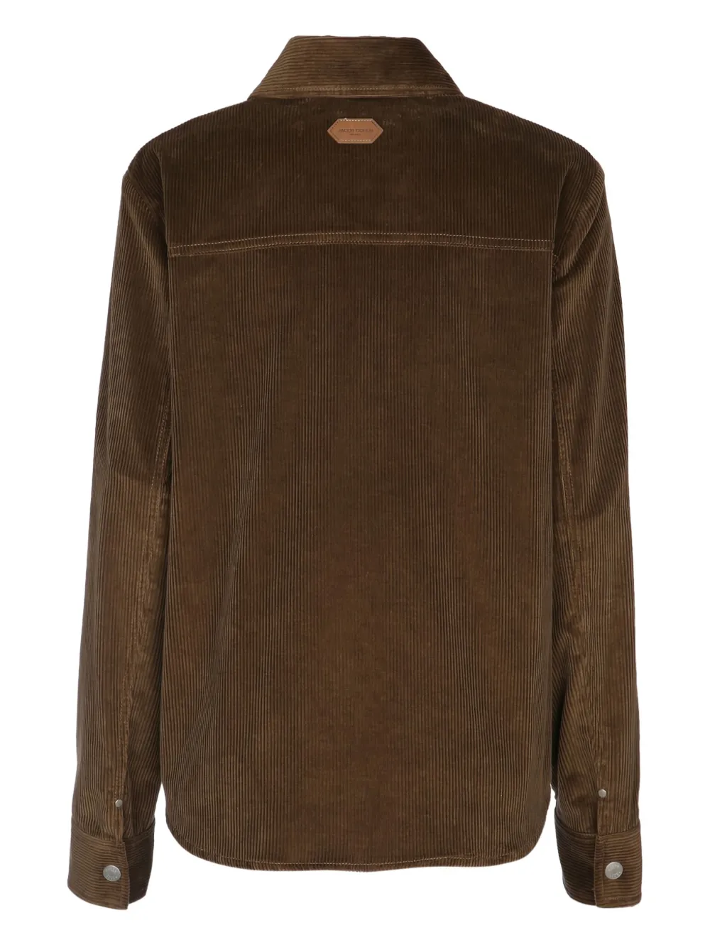 Jacob Cohën corduroy buttoned shirt - Groen