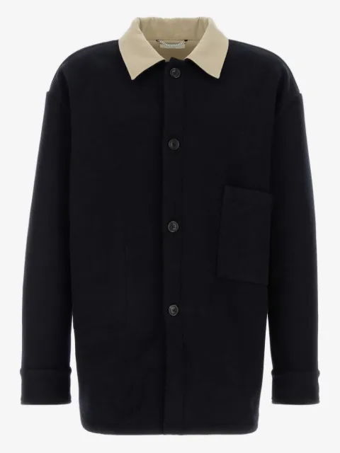 1989 STUDIO contrast-collar shirt