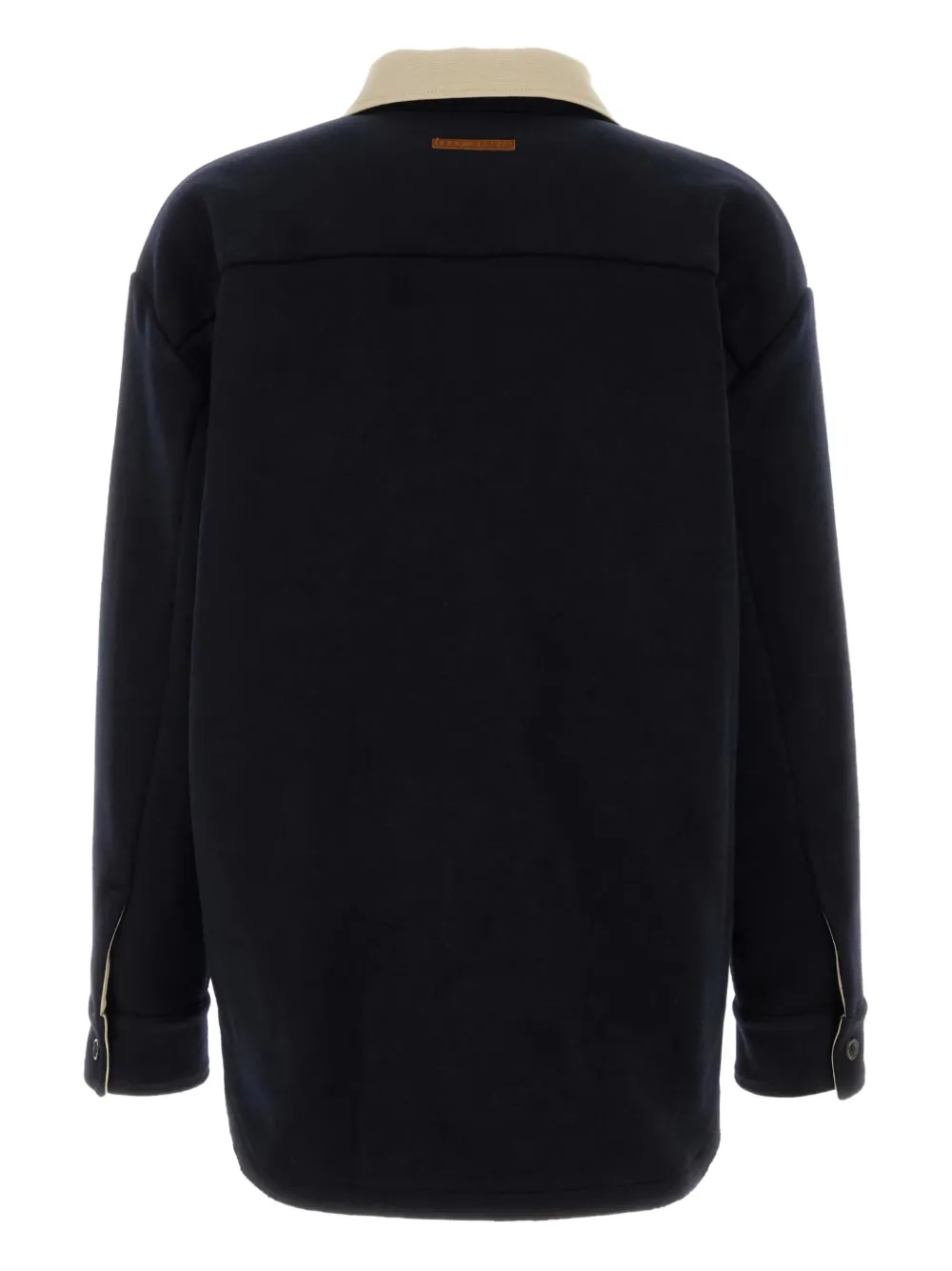 1989 STUDIO contrast-collar shirt - Blauw