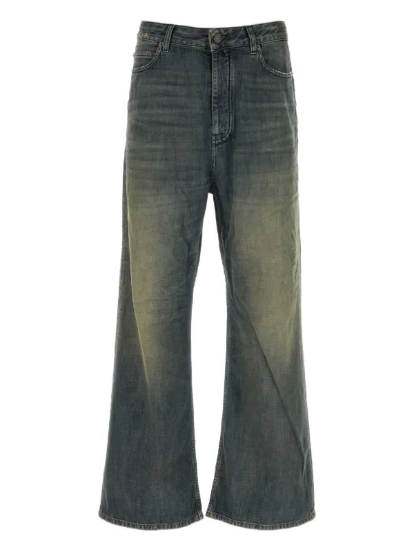 Balenciaga low-crotch Jeans | ブルー | FARFETCH JP