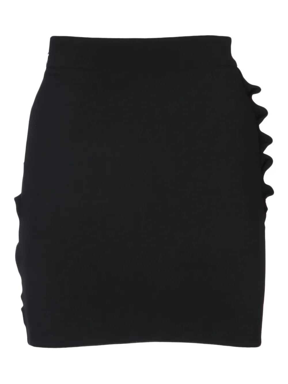 Elisabetta Franchi draped mini skirt - Zwart