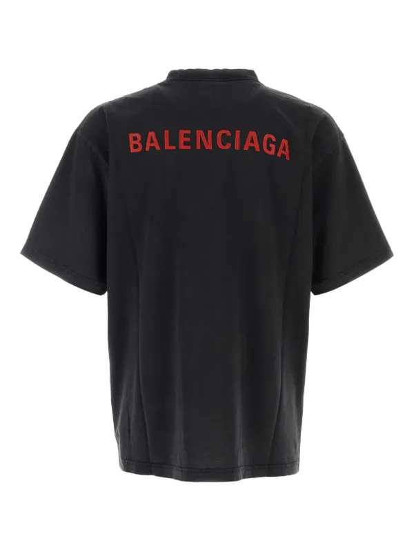 Balenciaga Cotton T-shirt | Black | FARFETCH