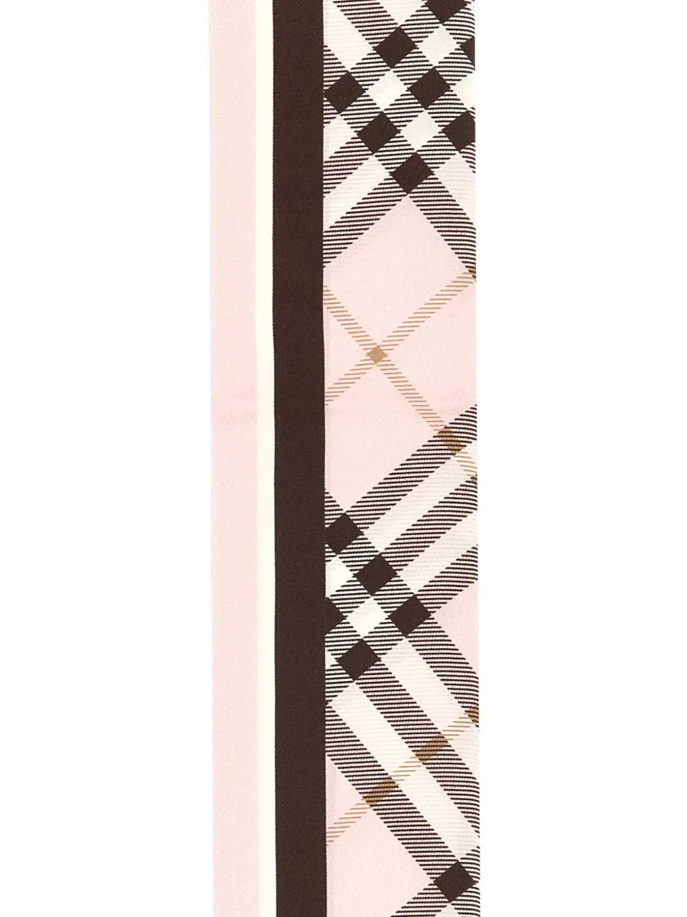 Burberry checked-border scarf | Men | Image 2