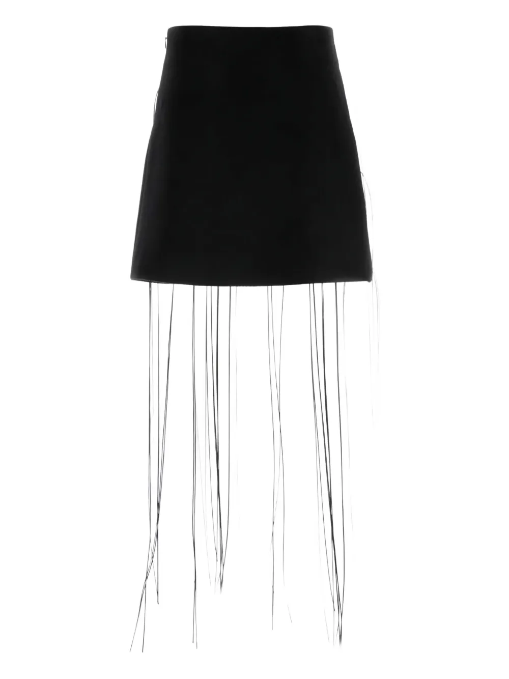 Jil Sander A-lijn mini-rok - Zwart