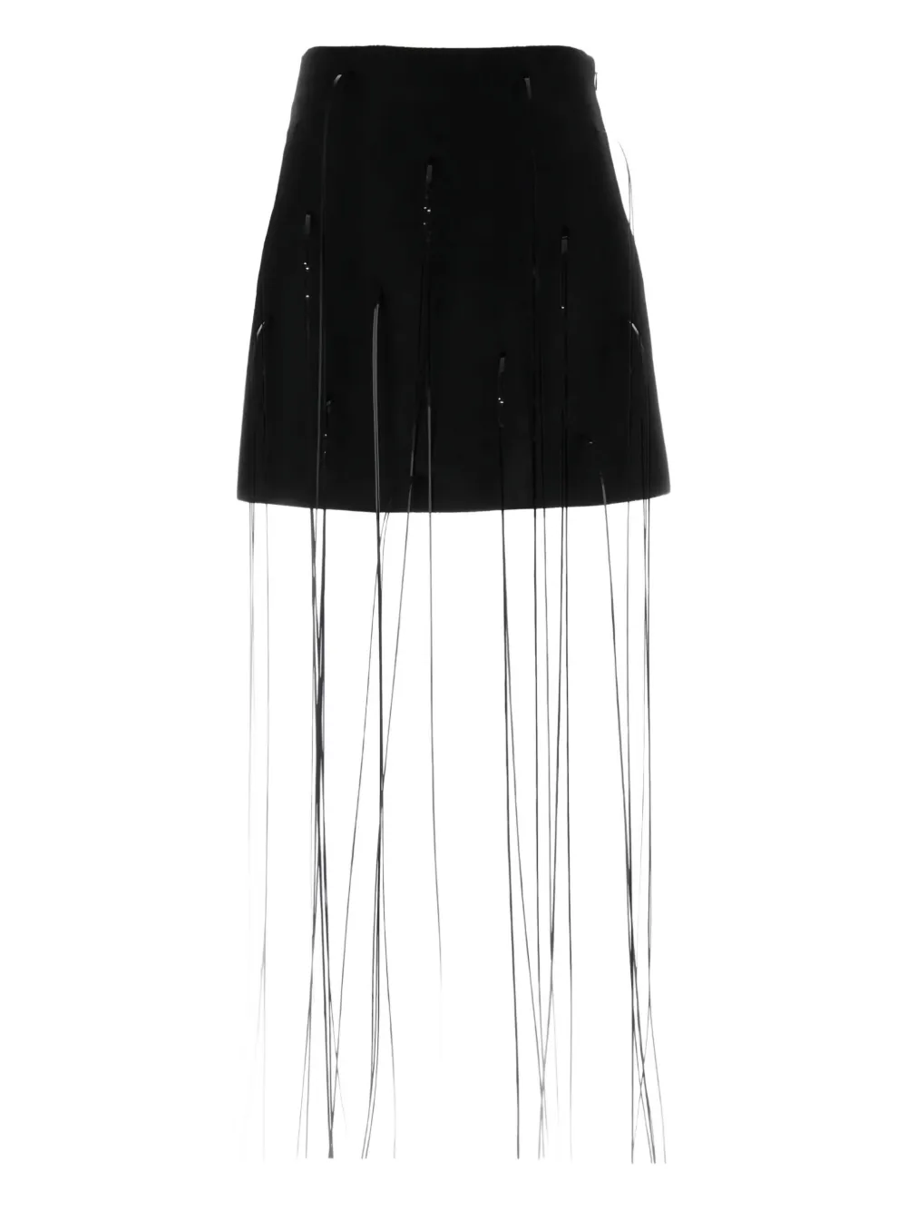 Jil Sander high-waisted A-line mini skirt - ブラック Jil Sander high-waisted A-line mini skirt - ブラック