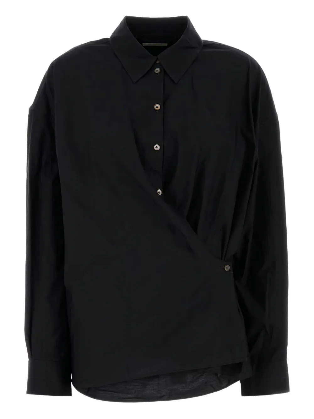 LEMAIRE cotton blend shirt | Black | Image 1