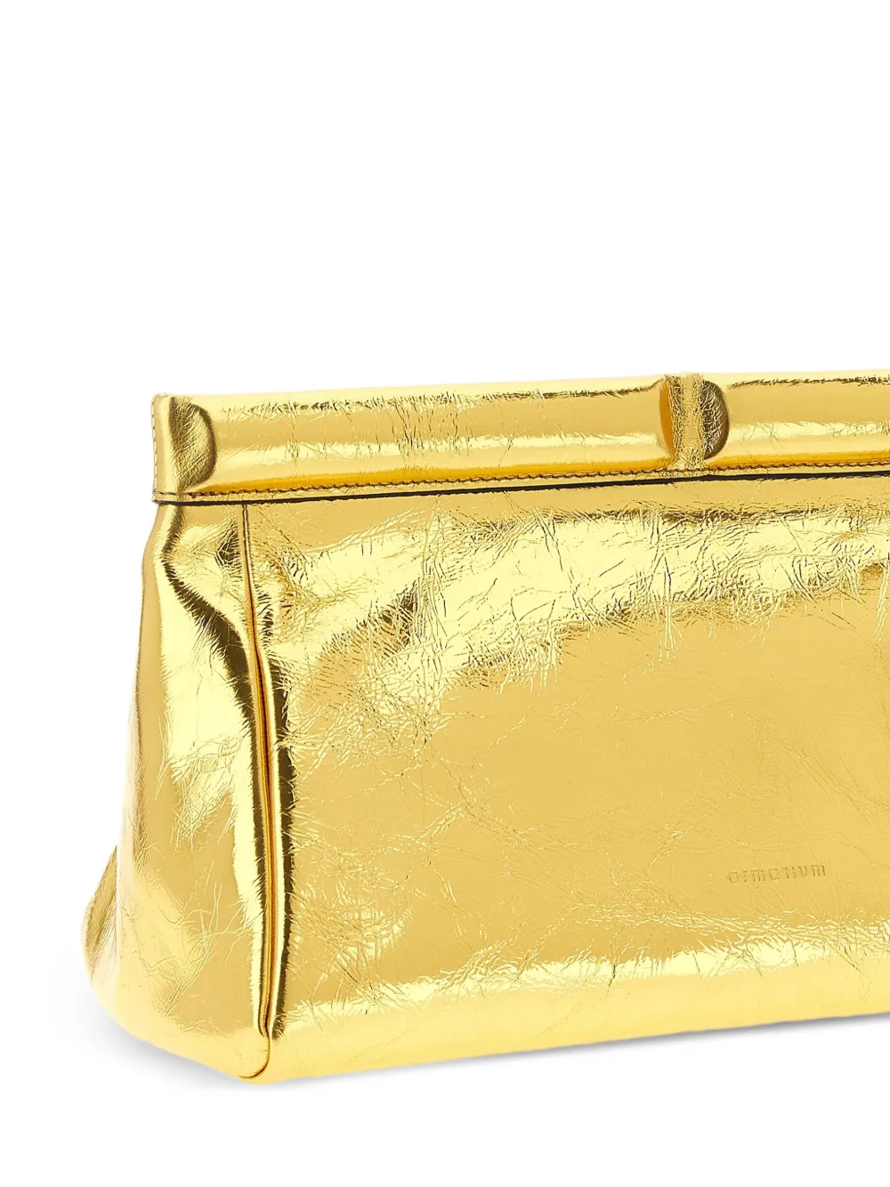ARMARIUM Eloisa clutch met logo-reliëf Goud