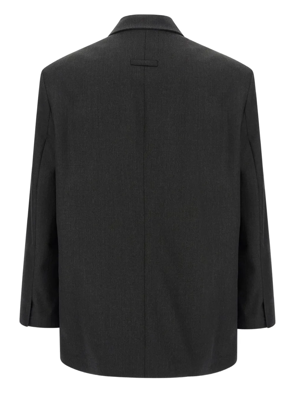 Fear Of God Tailored Single Button Blazer With Notched Lapel In Black