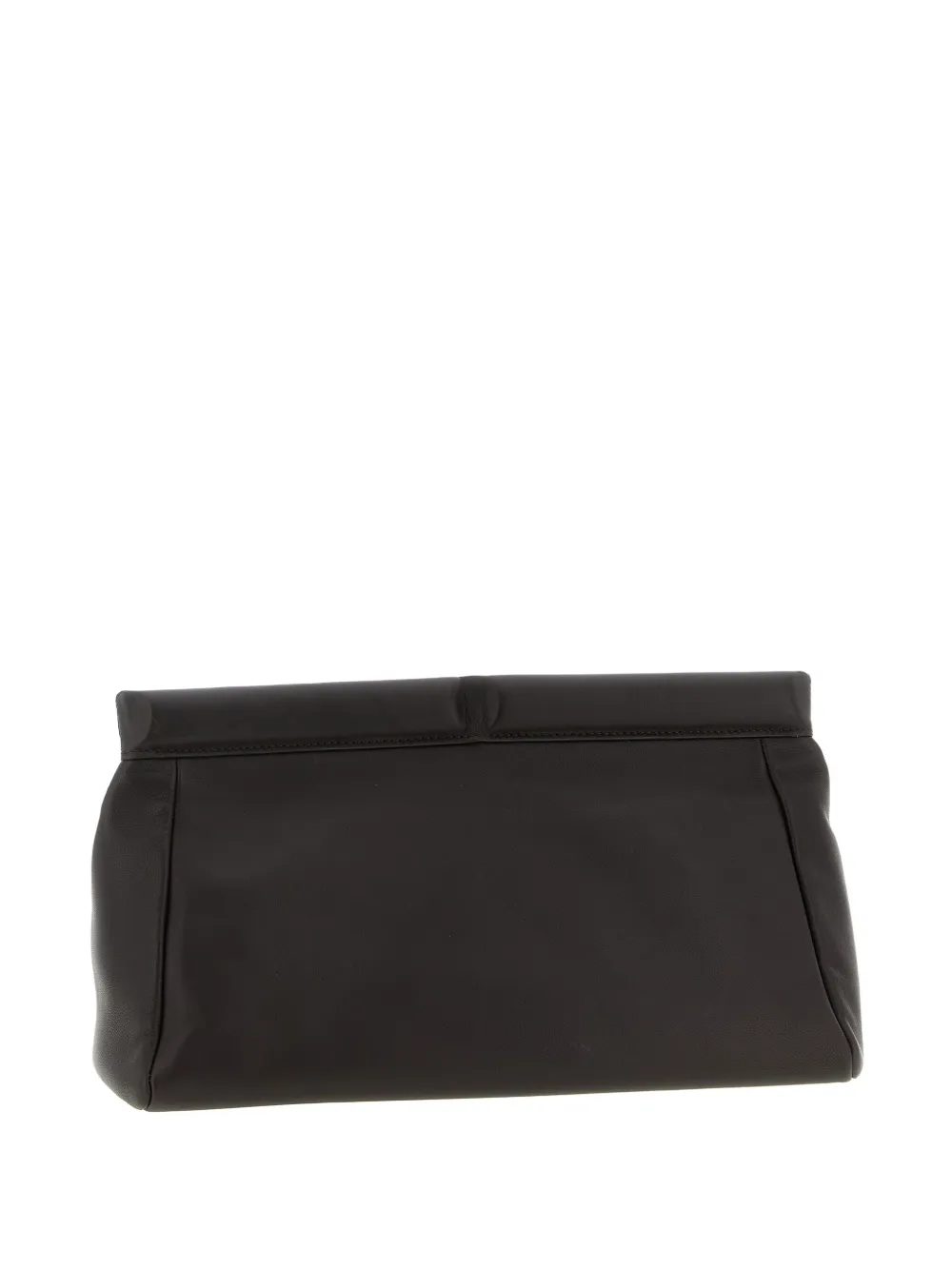 Armarium Fold-over Top Eloisa Clutch Bag In Brown