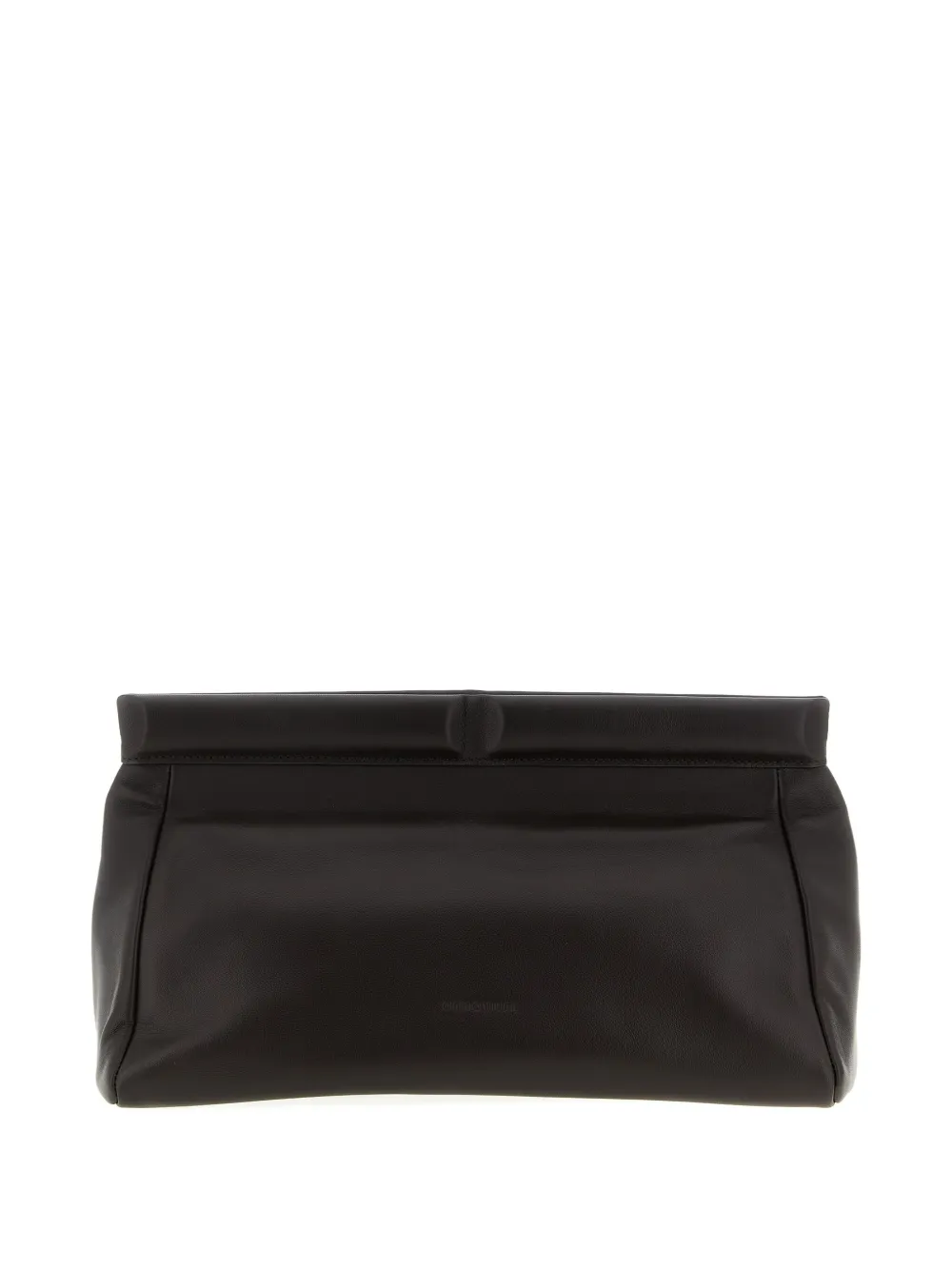 ARMARIUM Eloisa debossed-logo clutch - Bruin