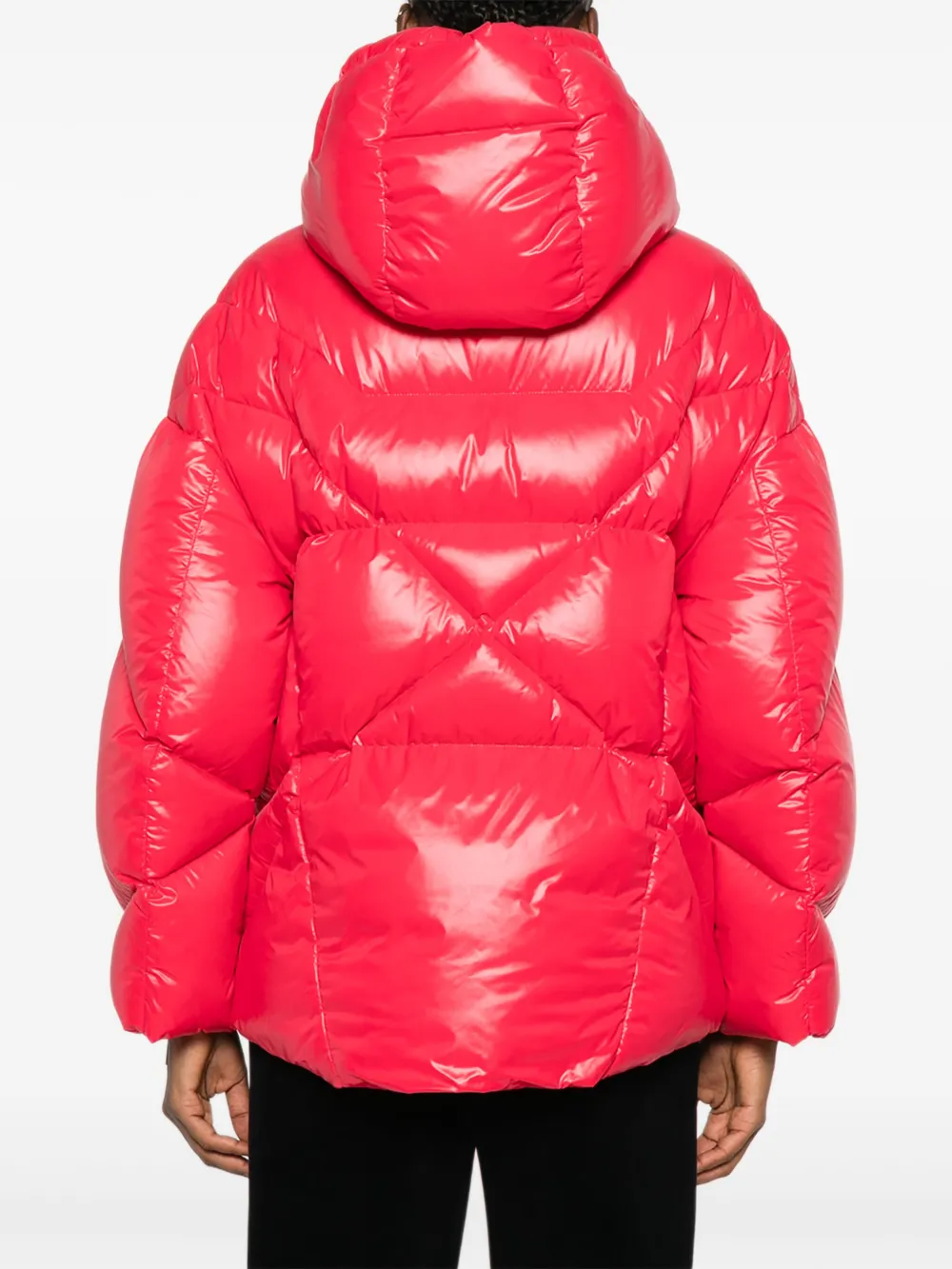 Khrisjoy Gevoerd jack met capuchon Rood