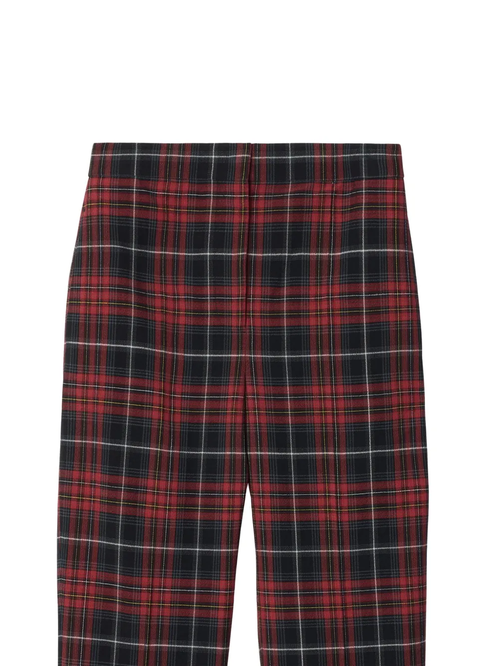 Burberry Geruite broek - Rood