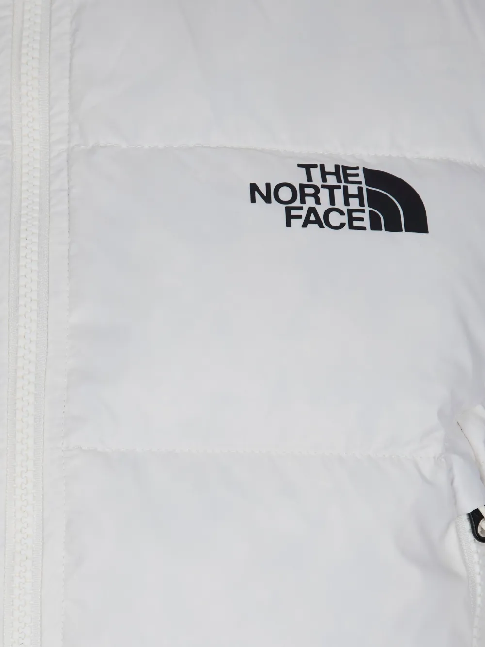 The North Face Lightweight Cropped Down Hooded Jacket In White