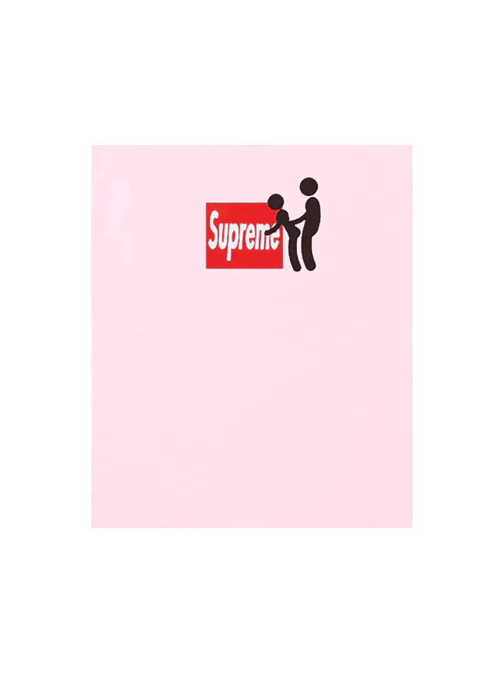 Supreme Stadium bedrukt Pink T-shirt - Roze