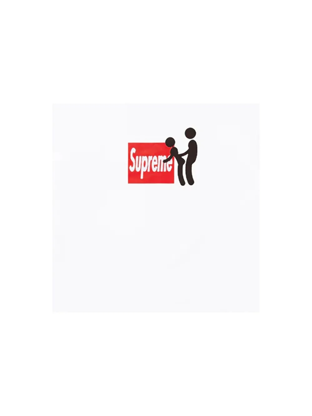Supreme Stadium White T-shirt met print - Wit