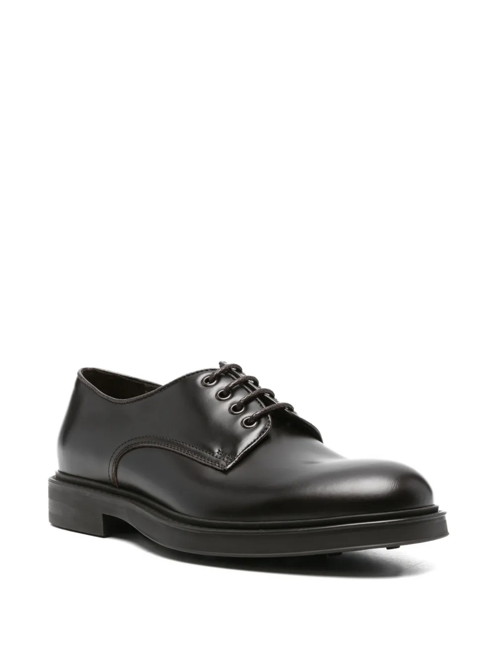 Green George leather derby shoes Bruin