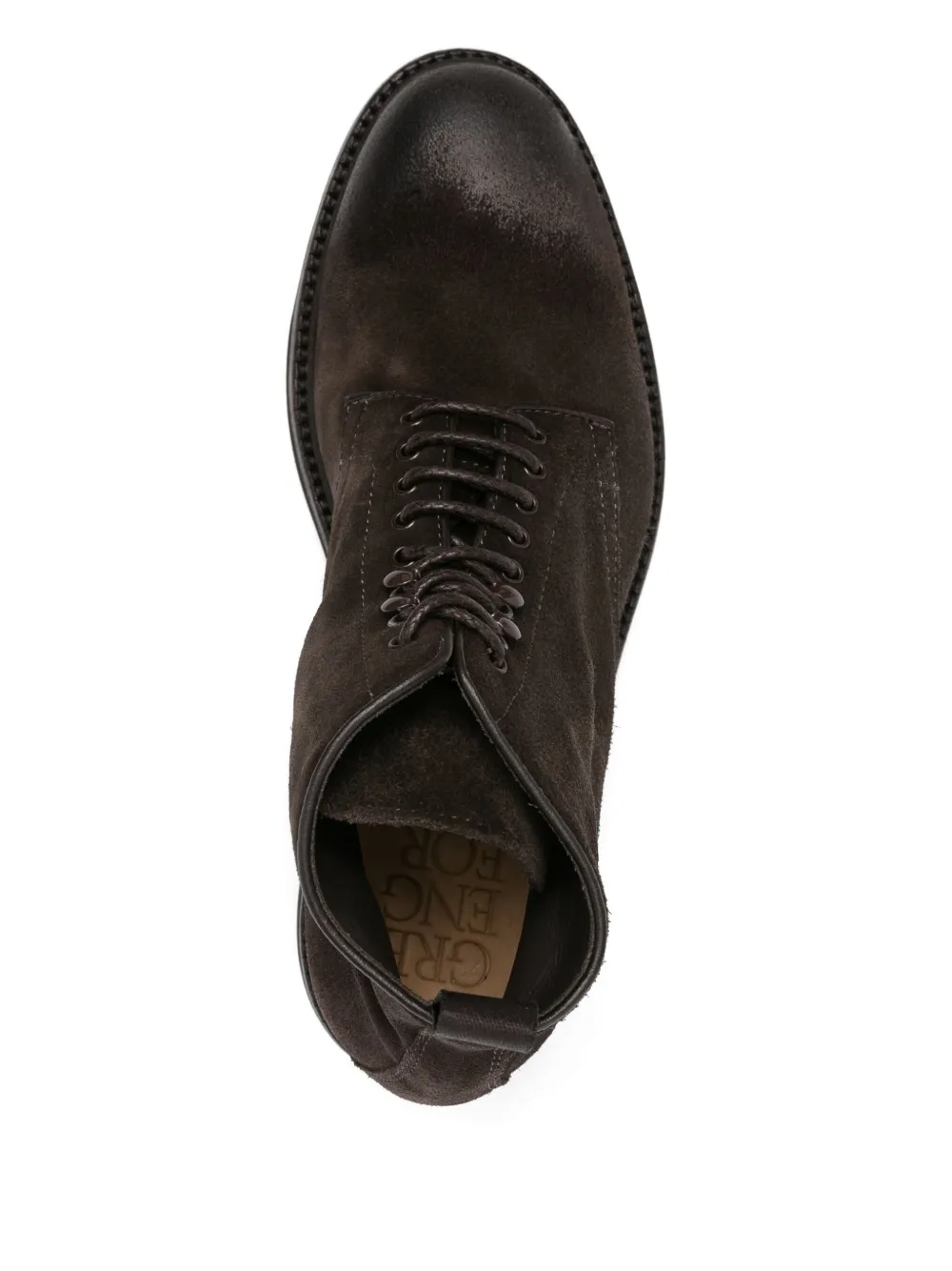 Green George lace-up suede boots Bruin