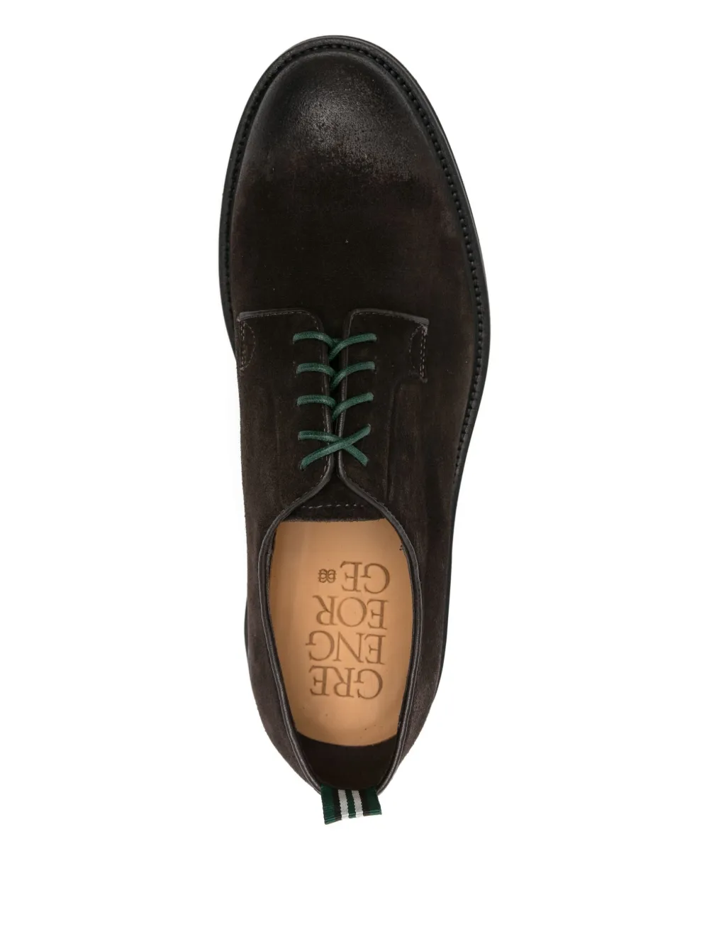 Green George suede derby shoes Bruin