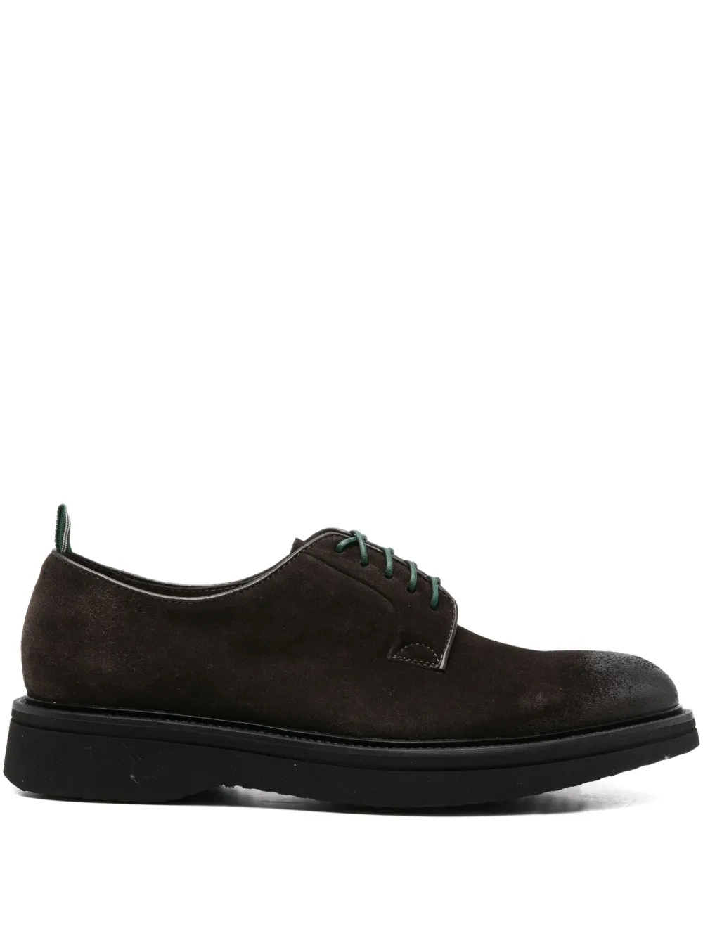 Green George suede derby shoes Bruin