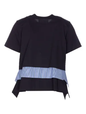 Sacai レイヤード Tシャツ | ブルー | FARFETCH JP
