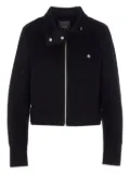PINKO zip-front cropped jacket - Black