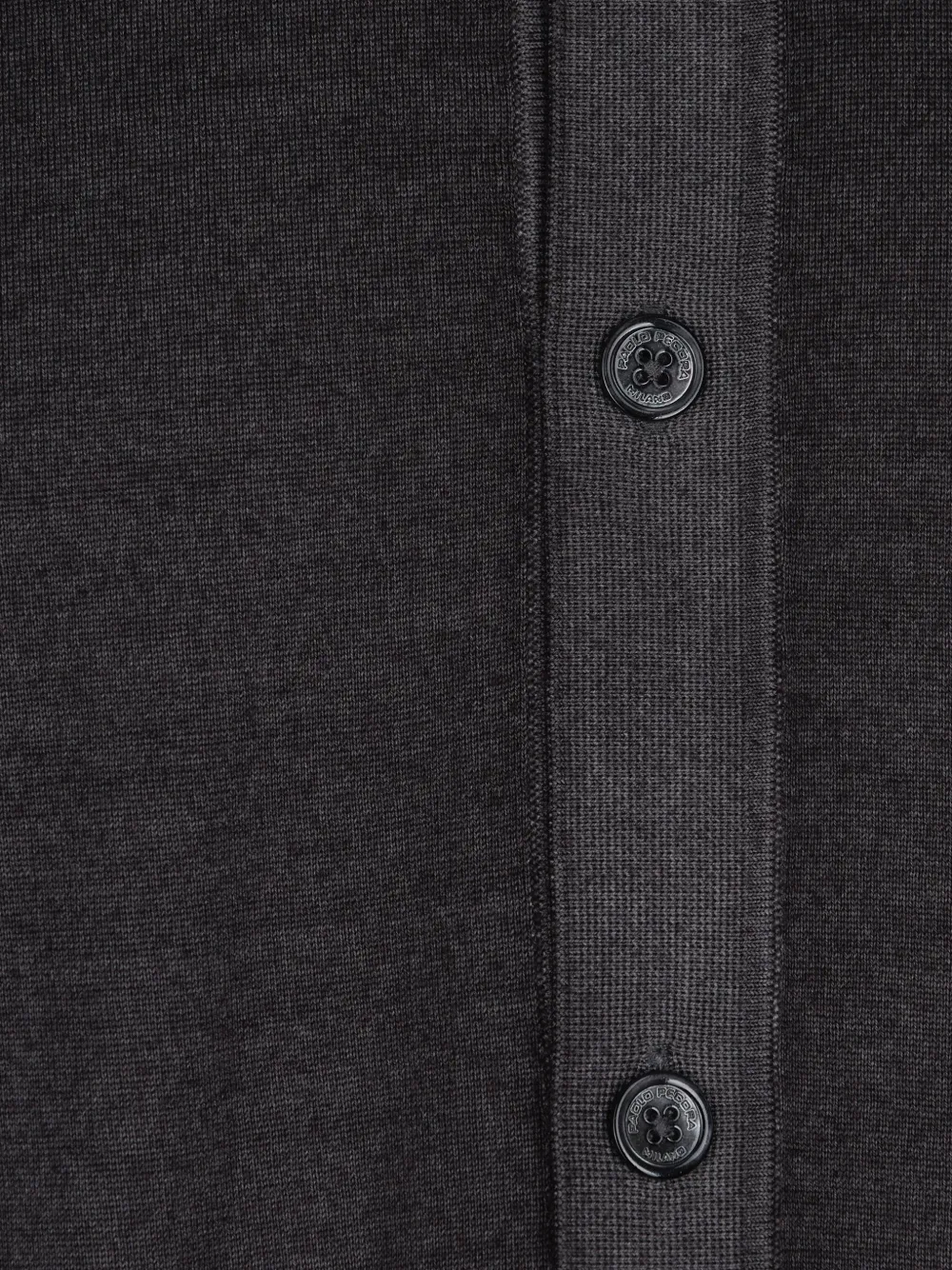 Paolo Pecora Button-down vest GRIGIO