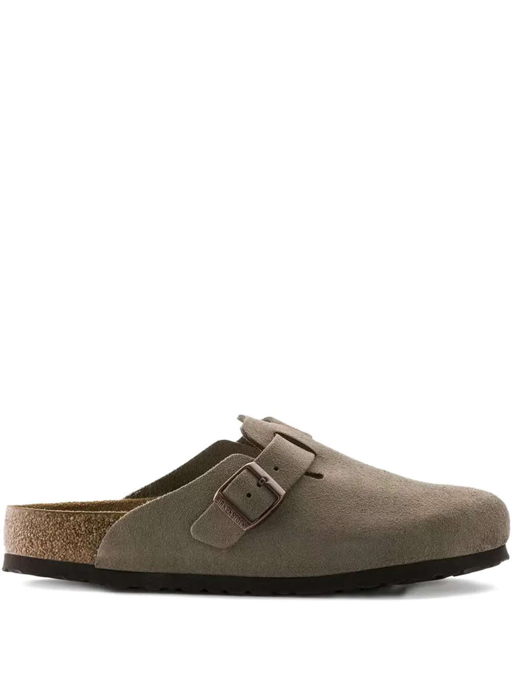 Birkenstock buckle-fastening suede sandals Brown