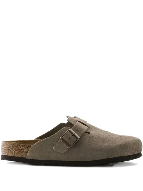 Birkenstock buckle-fastening suede sandals