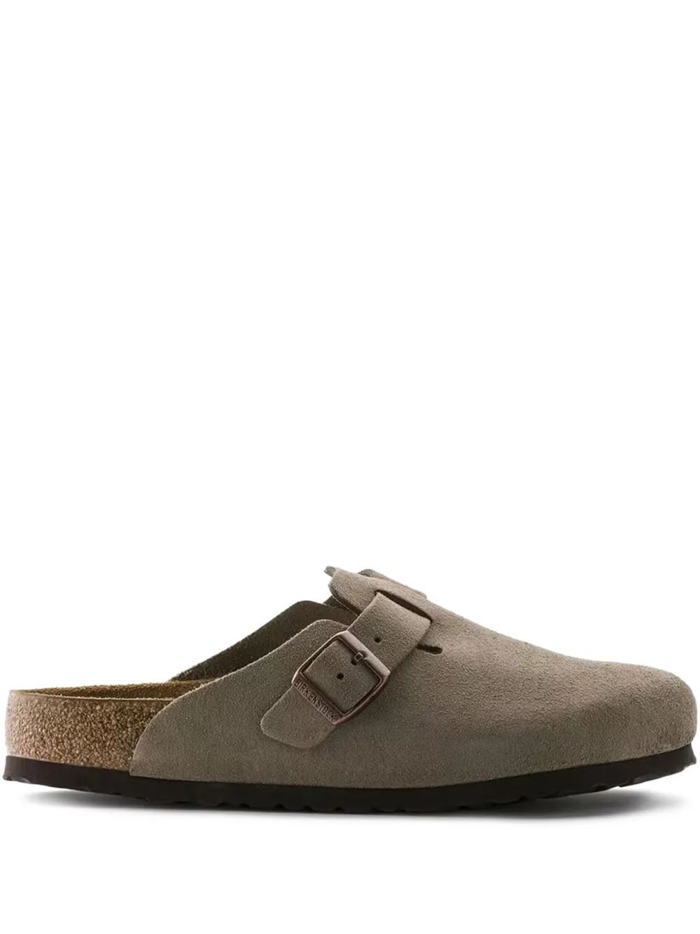 Birkenstock buckle-fastening suede sandals Brown
