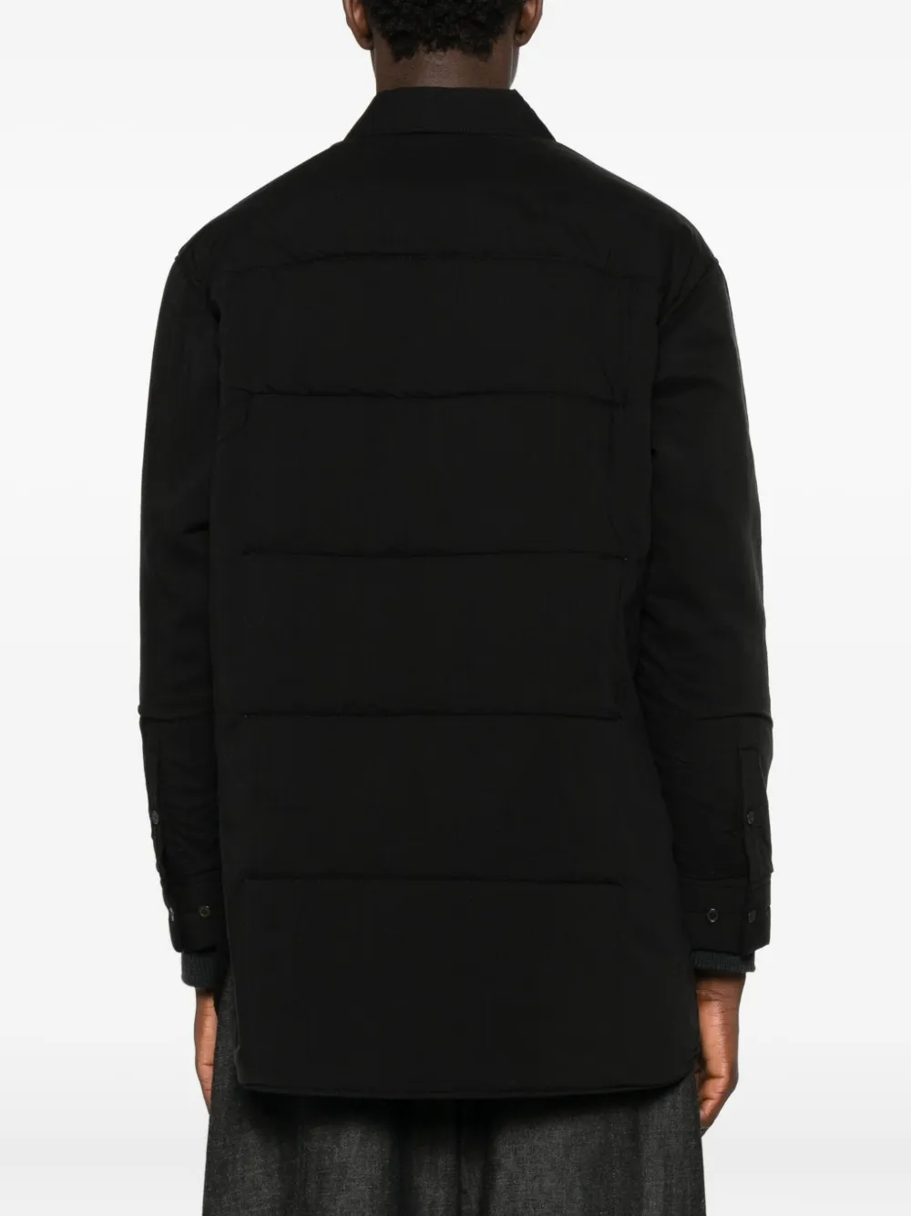 Yohji Yamamoto Casual Jacket In Black Polyester In Black